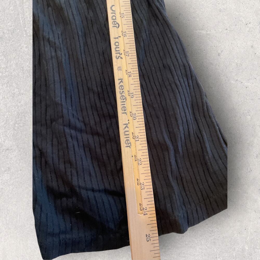 Beyond Yoga Ribbed Jumpsuit Black V-Neck Lounge Athleisure Minimalist Size M - Picture 7 of 11